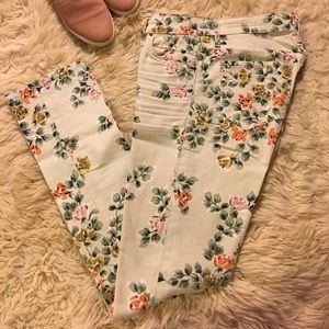 Citizens of Humanity Floral Print Jeans, 26